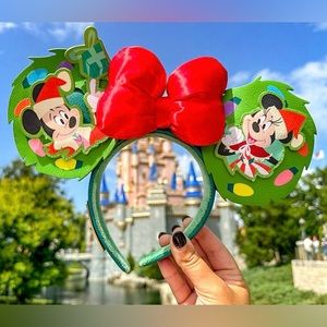Disney Parks Christmas Loungefly ears